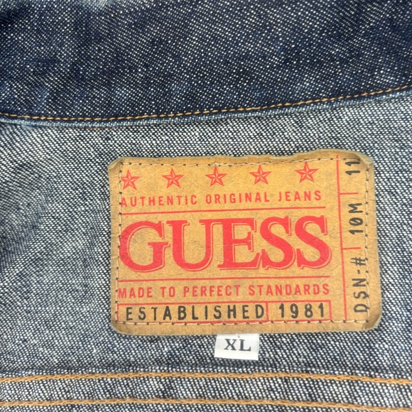 Men Guess Denim Jacket - Picture 10 of 13